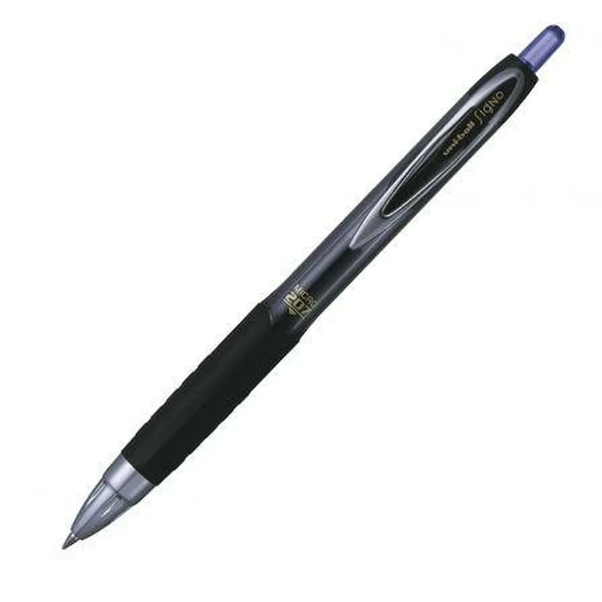 Penna a inchiostro liquido Uni-Ball Rollerball Signo UM-207 Azzurro 0,4 mm (12 Pezzi)