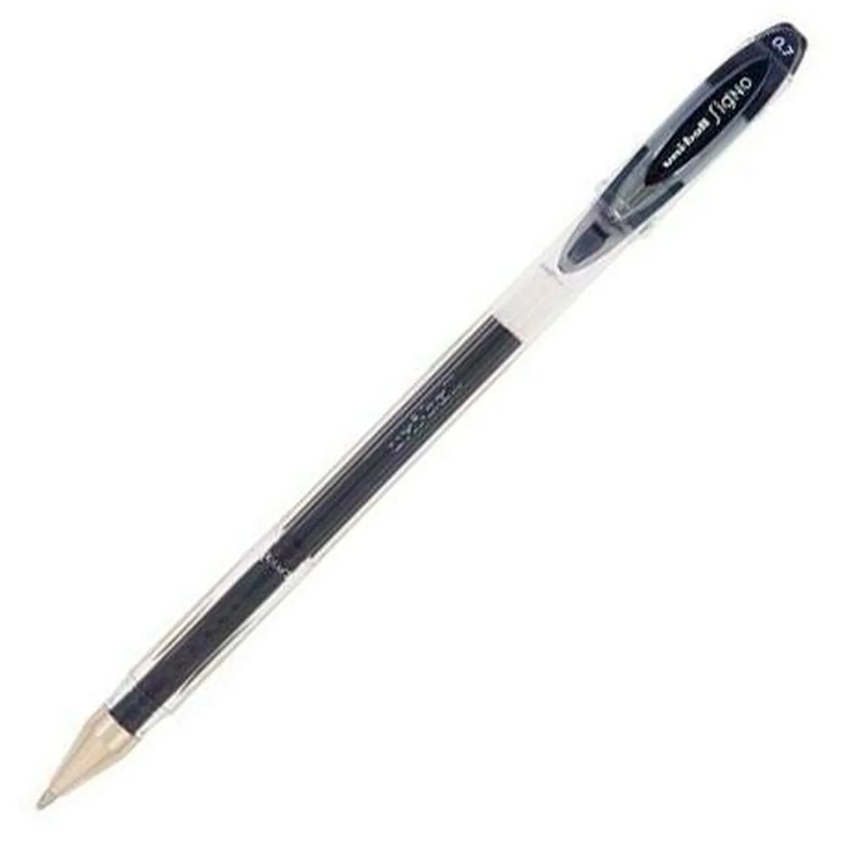 Penna a inchiostro liquido Uni-Ball Rollerball Signo Basicos UM-120 Nero 0,5 mm (12 Pezzi)