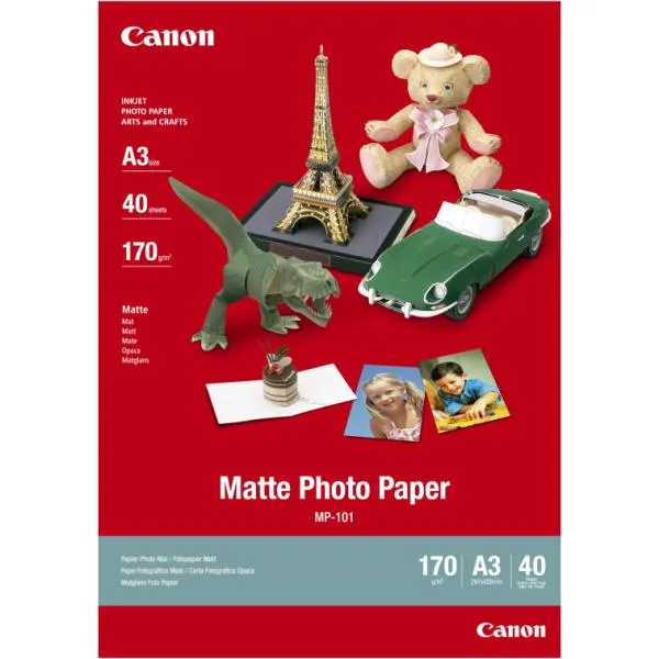 MP-101 A3 MATTE PHOTO PAPER 40FG.