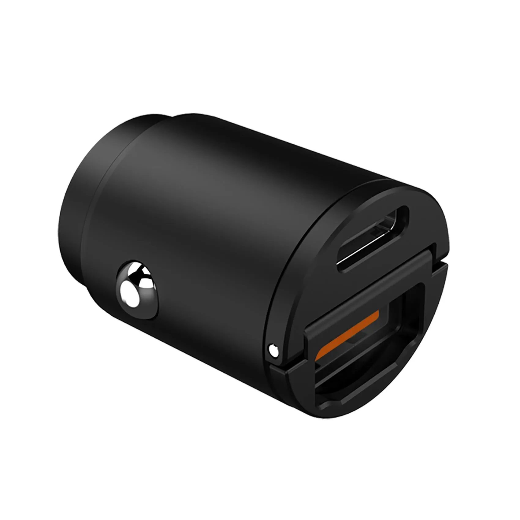 USB/USB-C CAR CHARGER 30W BLACK