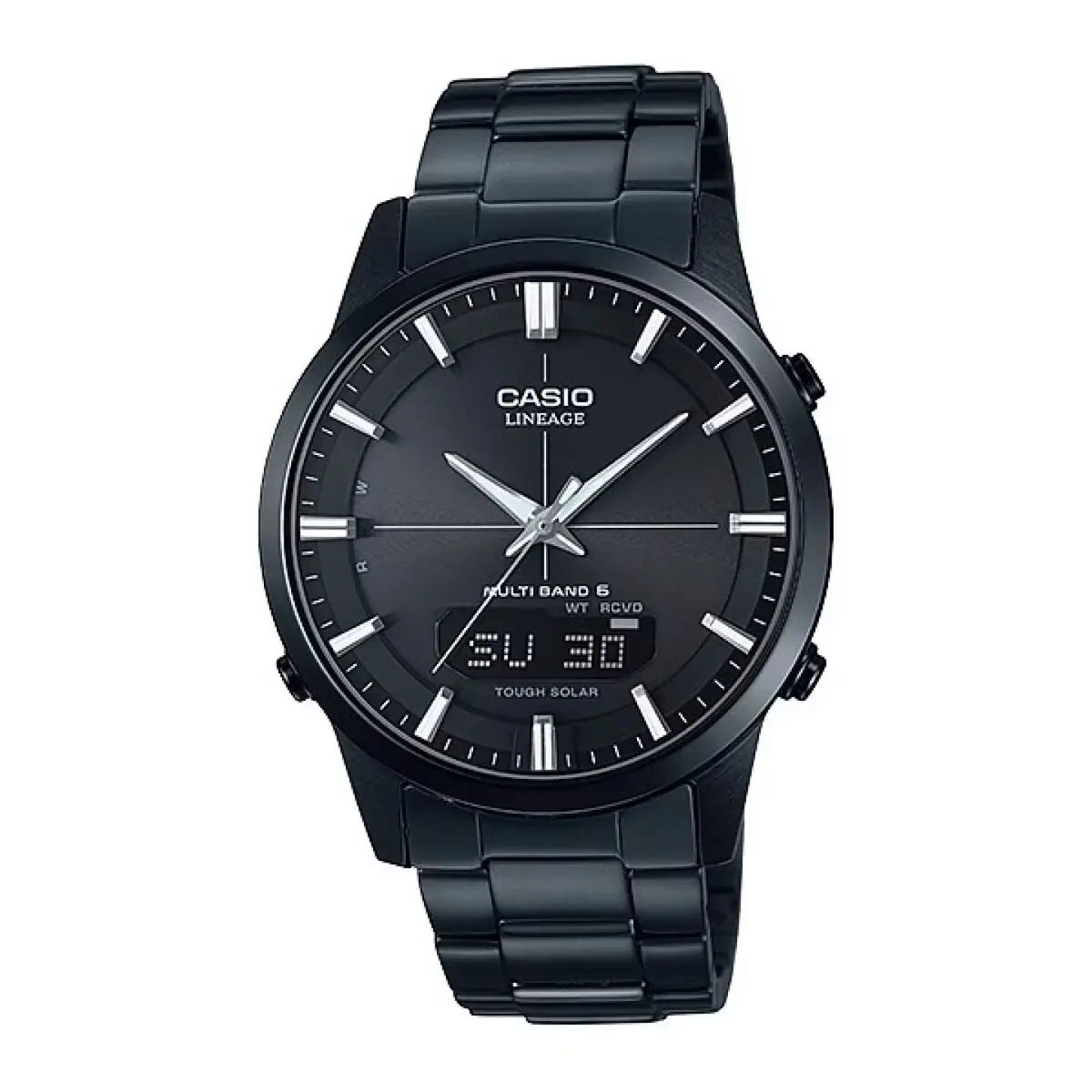 Orologio Uomo Casio LINEAGE Multiband 6 Tough Solar Nero (Ø 40 mm)