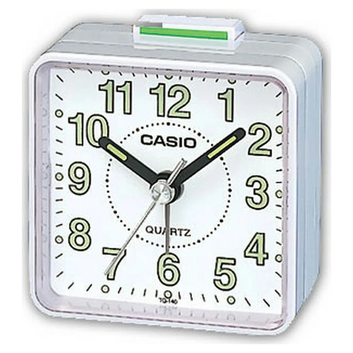 Orologio-Sveglia Analogico Casio TQ-140-7DF Bianco Plastica (57 x 57 x 33 mm)