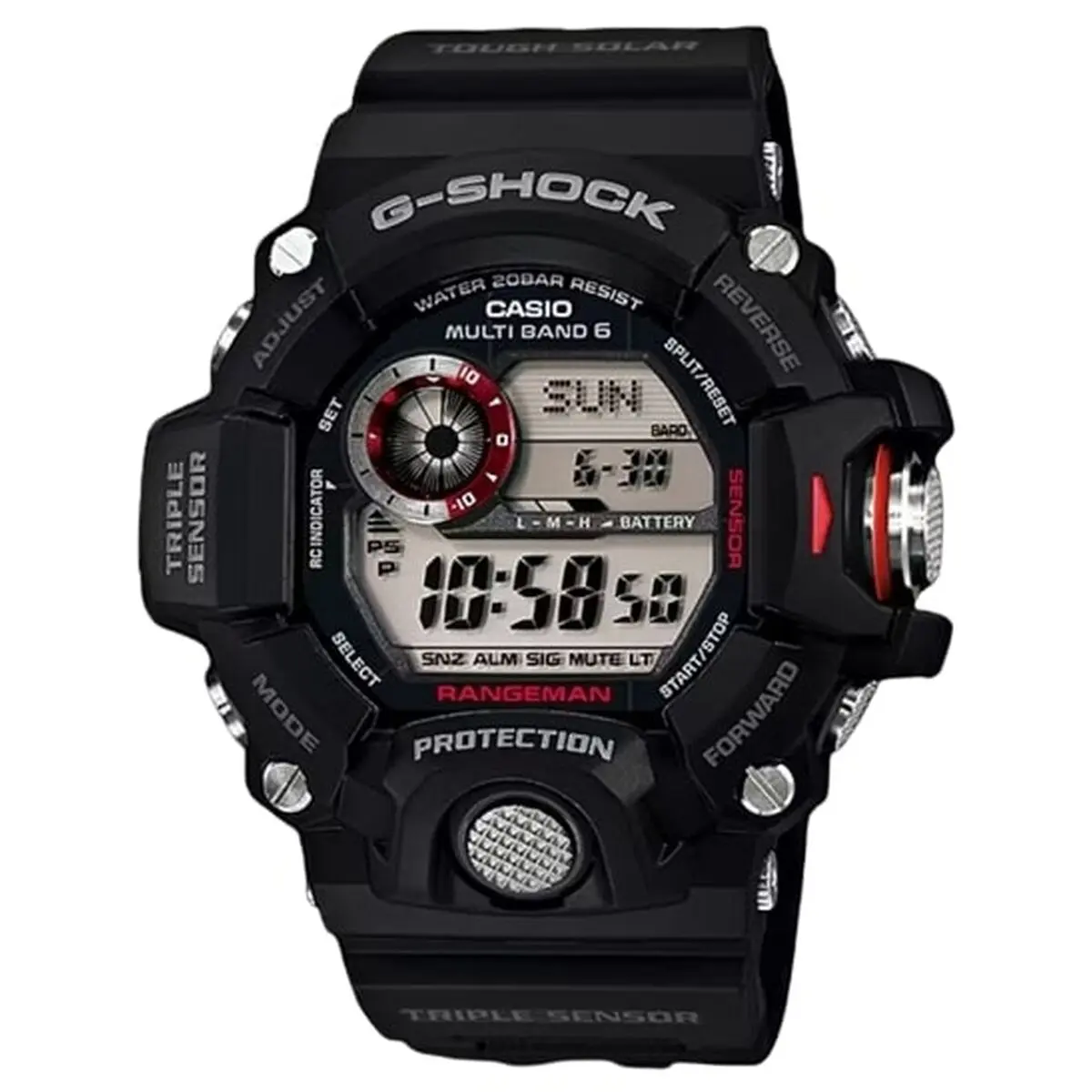 Orologio Uomo Casio G-Shock RANGEMAN  Tough Solar, Triple sensor (Ø 53,5 mm)