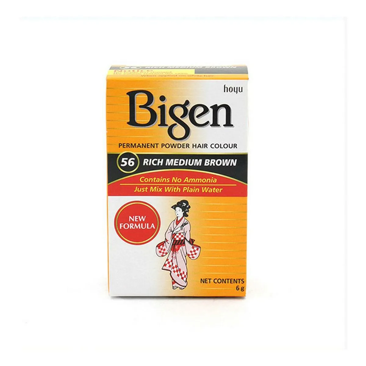 Tintura Permanente Bigen 56 Rich Nº56 Rich Medium Brown (6 gr)