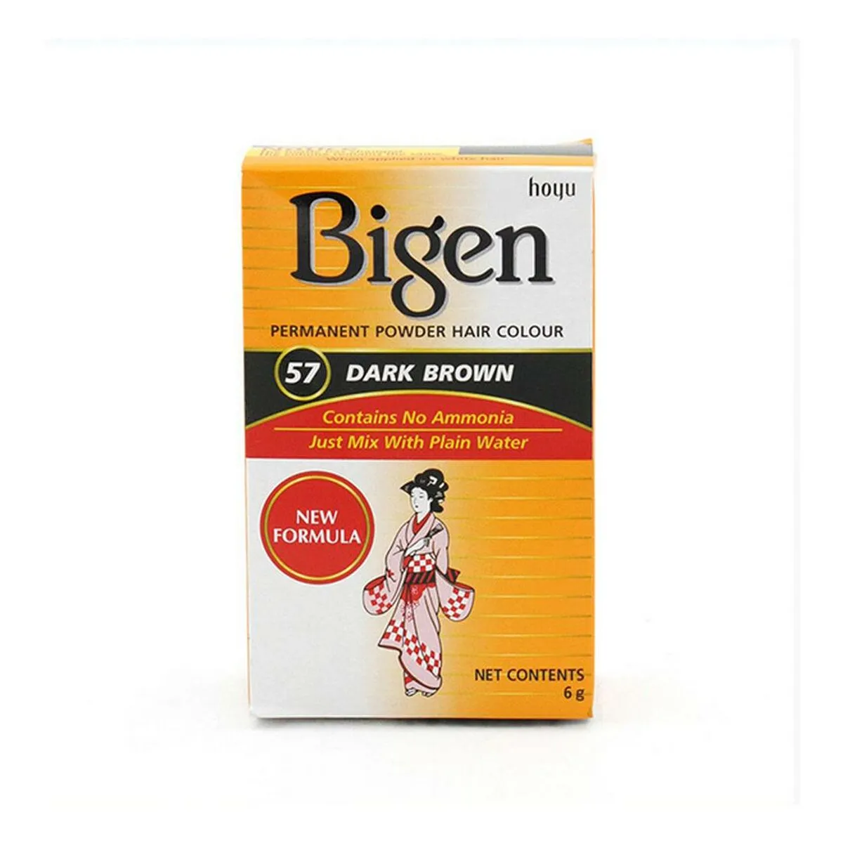 Tintura Permanente Bigen Nº57 Dark Brown (6 gr)