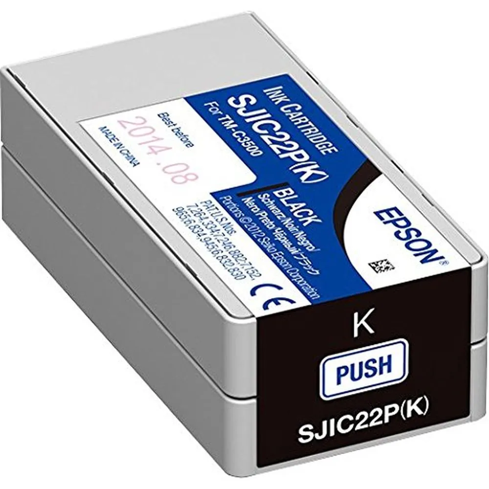 Cartuccia ad Inchiostro Originale Epson SJIC22P(K) Nero