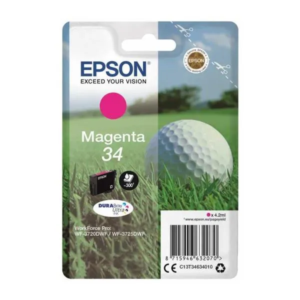 CARTUCCIA MAGENTA34 PALLINA DA GOLF