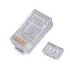 PLUG RJ45U CAT.5E CAVO SOLIDO CF10