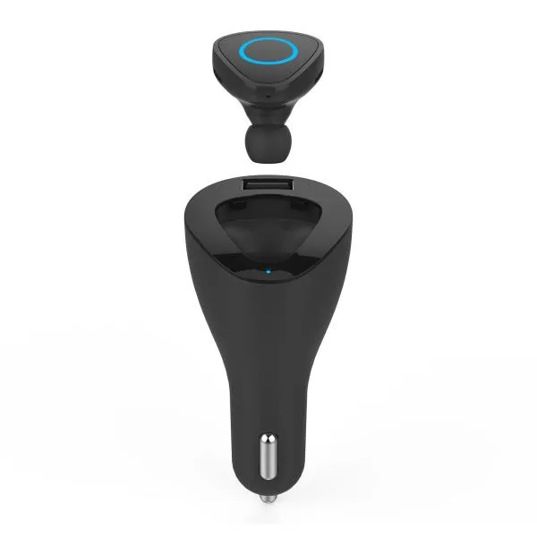 BLUETOOTH HEADSETCAR CHARGER BLACK