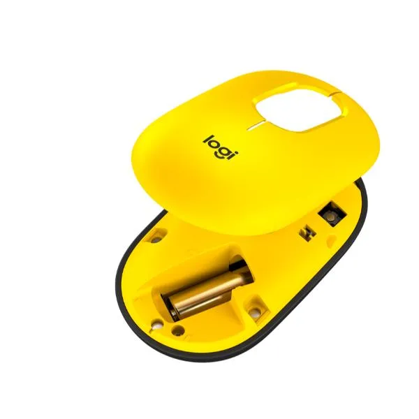 POP MOUSE WITH EMOJI - YELLOW