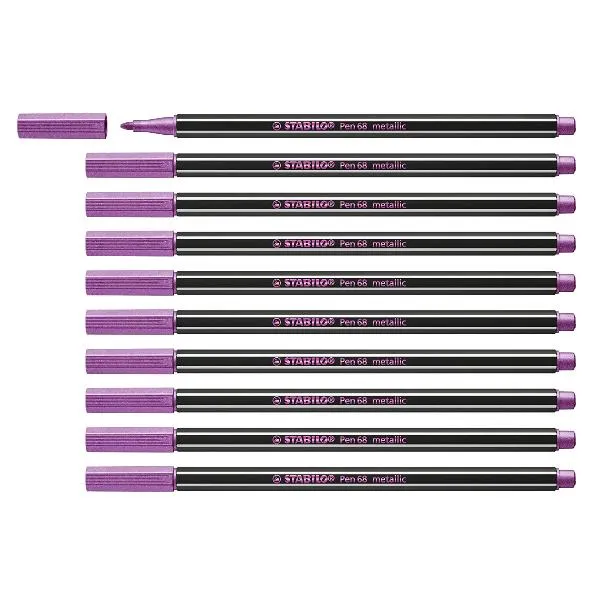 CF10 STABILO PEN68METALLIC ROSA