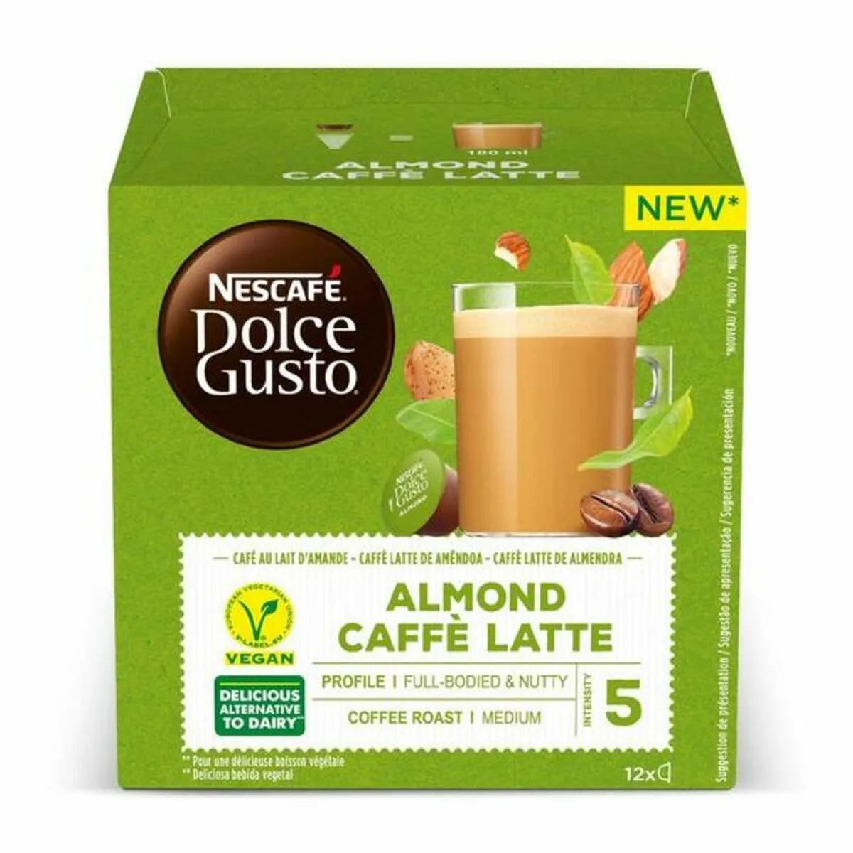 Capsule di caffè Dolce Gusto Caffellatte Mandorla (12 uds)