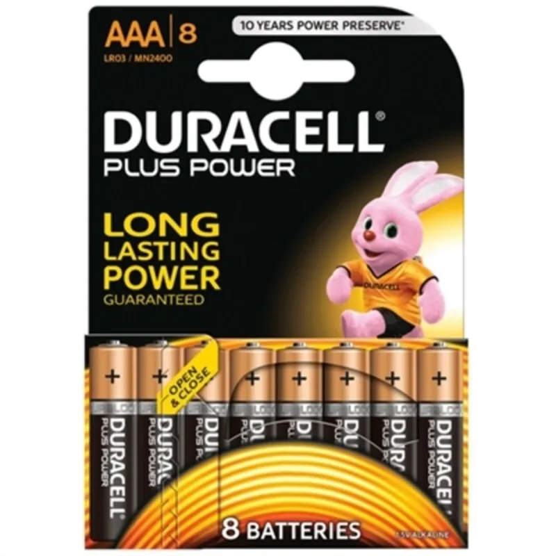 Batterie Alcaline DURACELL LR03 LR03 AAA 1.5V 1,5 V AAA (8 pcs)