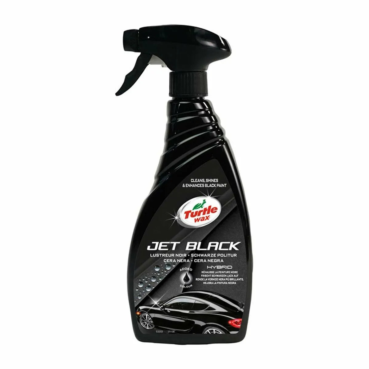 Cera per Auto Turtle Wax TW53203 JET BLACK 500 ml Vernice nera