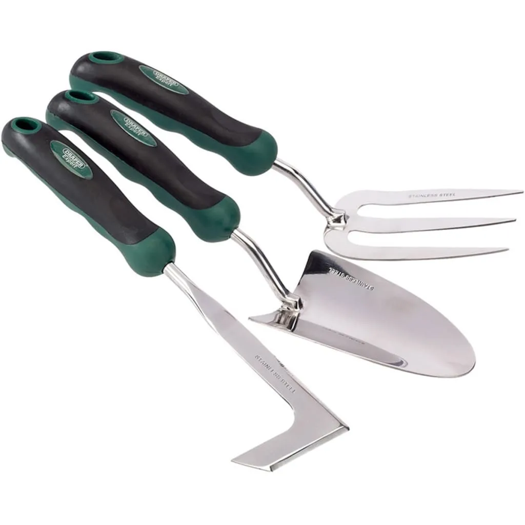 Draper Tools Set da Giardino Pala/Forcella/Estirpatore Erbacce 27436