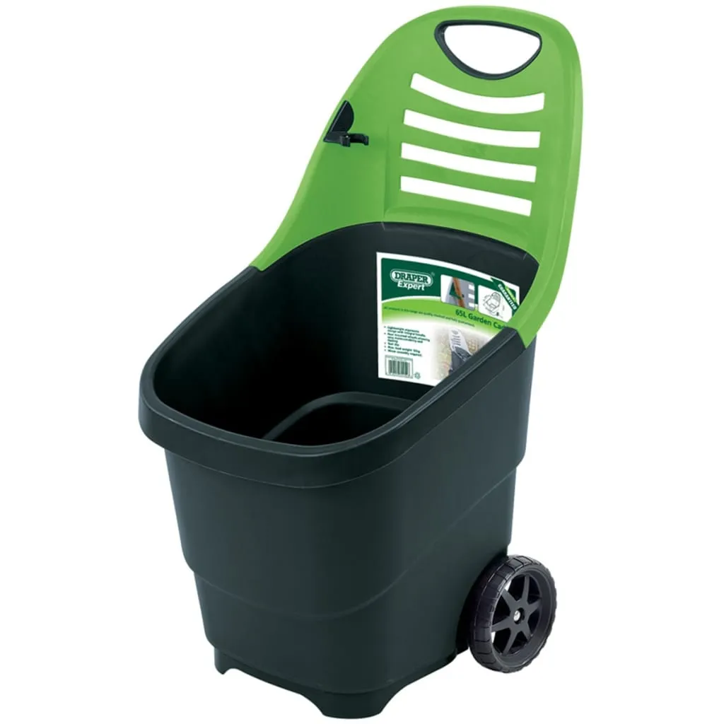 Draper Tools Carrello da Giardino Expert 65 L Verde 78643