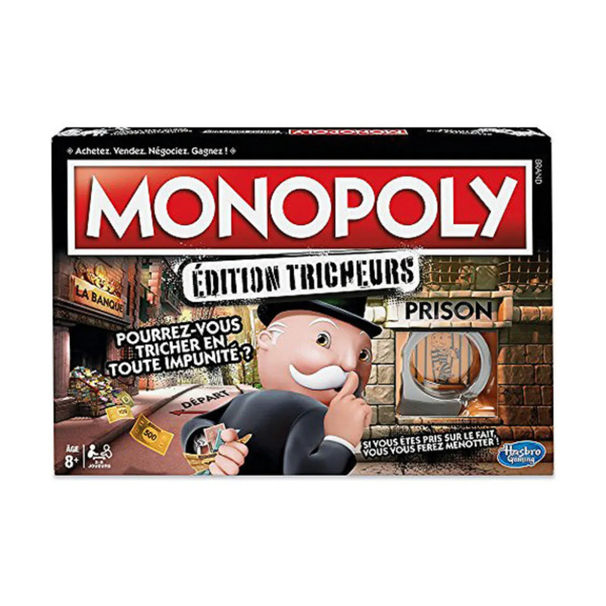 Gioco da Tavolo Tricheurs Monopoly Edition 2018 (FR) Multicolore (Francese)