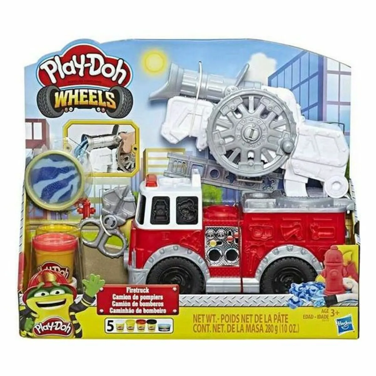 Camion dei Pompieri Playdoh Wheels Hasbro (5 pcs)