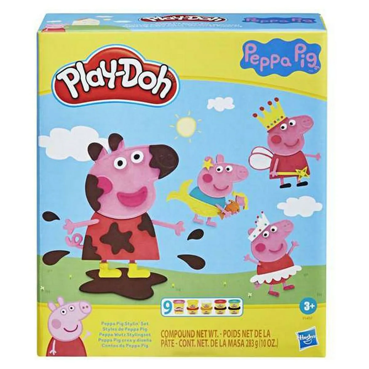 Set di Plastilina Play-Doh Hasbro Peppa Pig Stylin Set