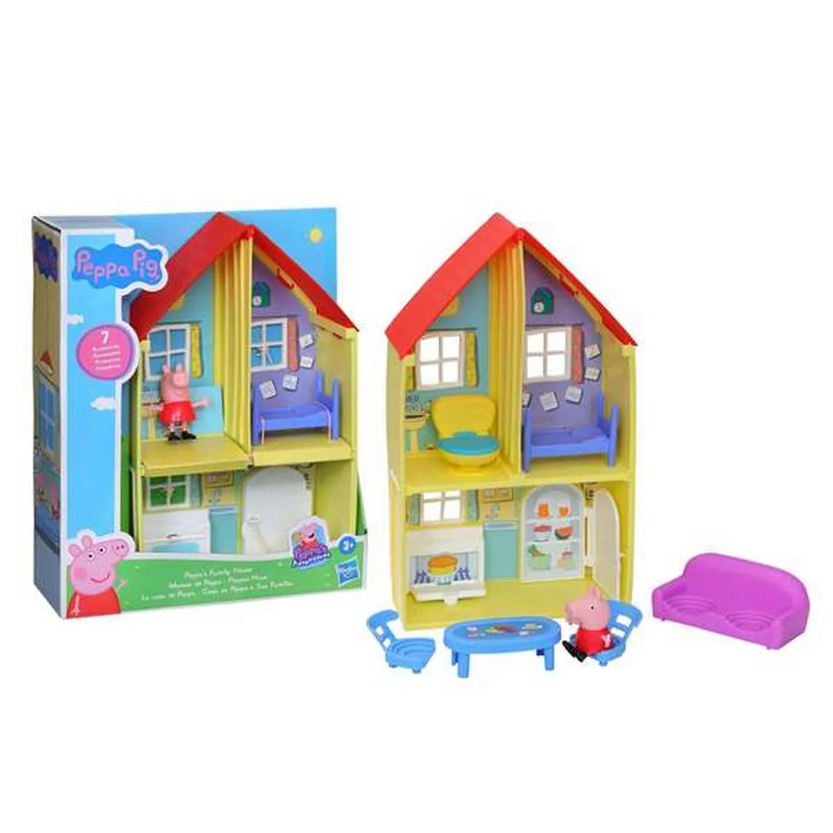 Casa delle Bambole Peppa Pig Family House 30 x 25 x 8,6 cm