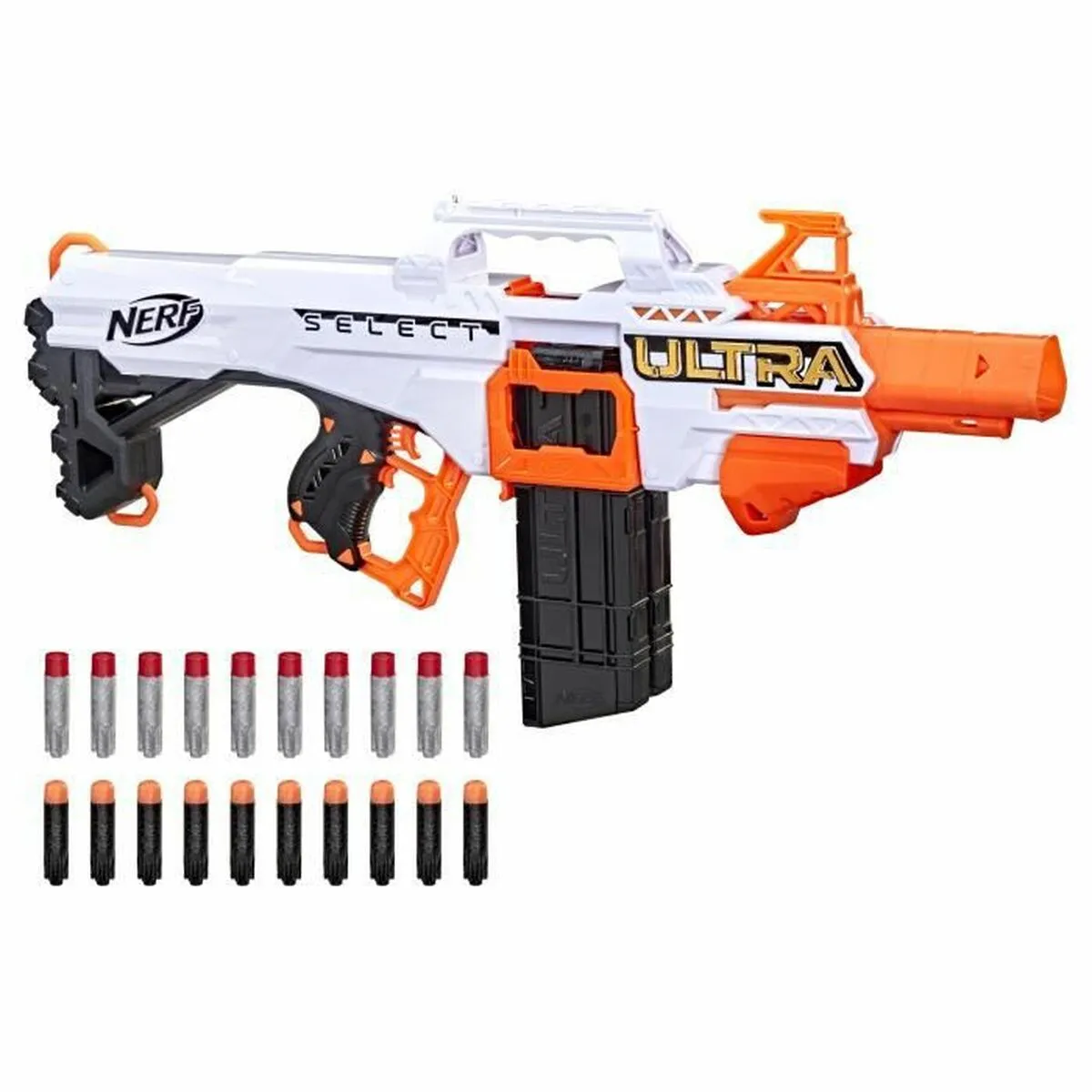 Pistola a Freccette Nerf Ultra Select + 8 Anni Freccette x 10