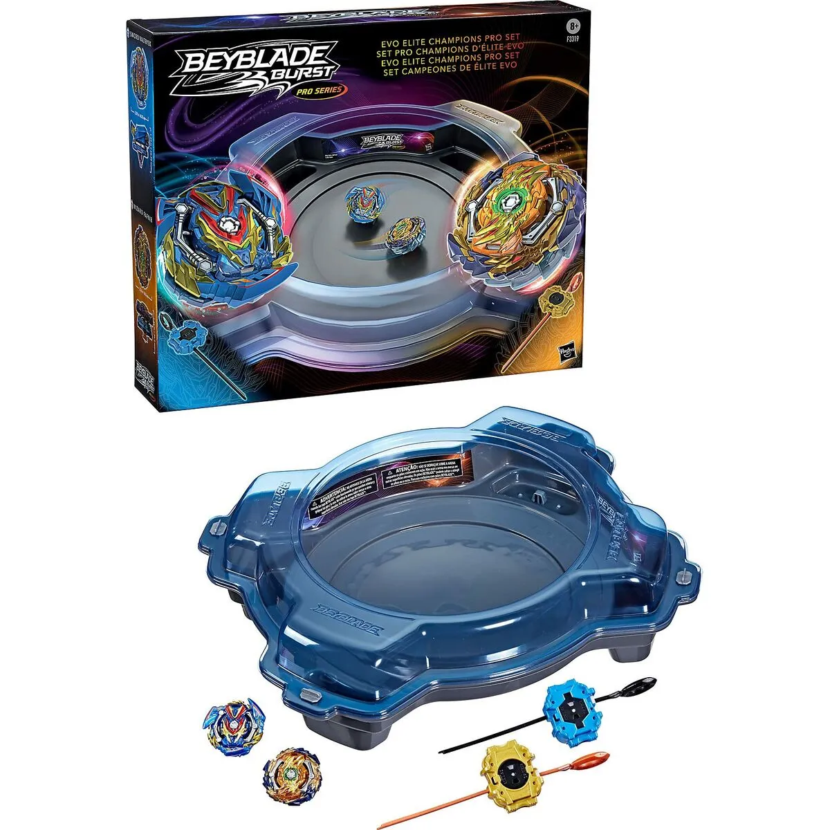 Set di stadio e trottola da battaglia Beyblade Burst - Pro Series