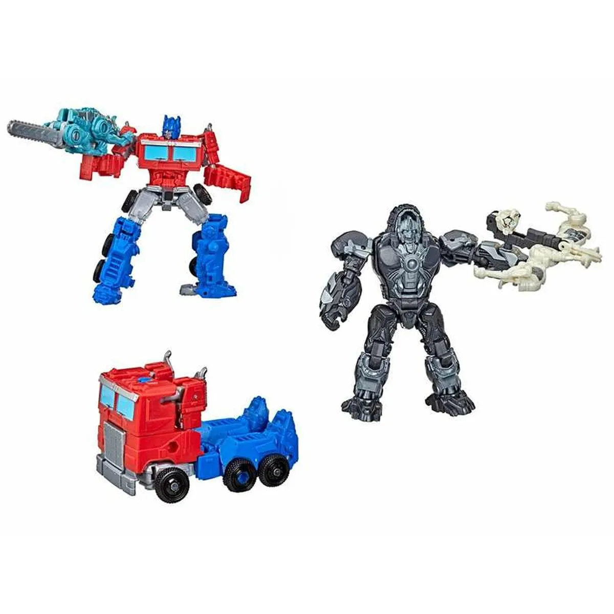 Super Robot Trasformabile Transformers Beast Weaponizers 2 Pezzi