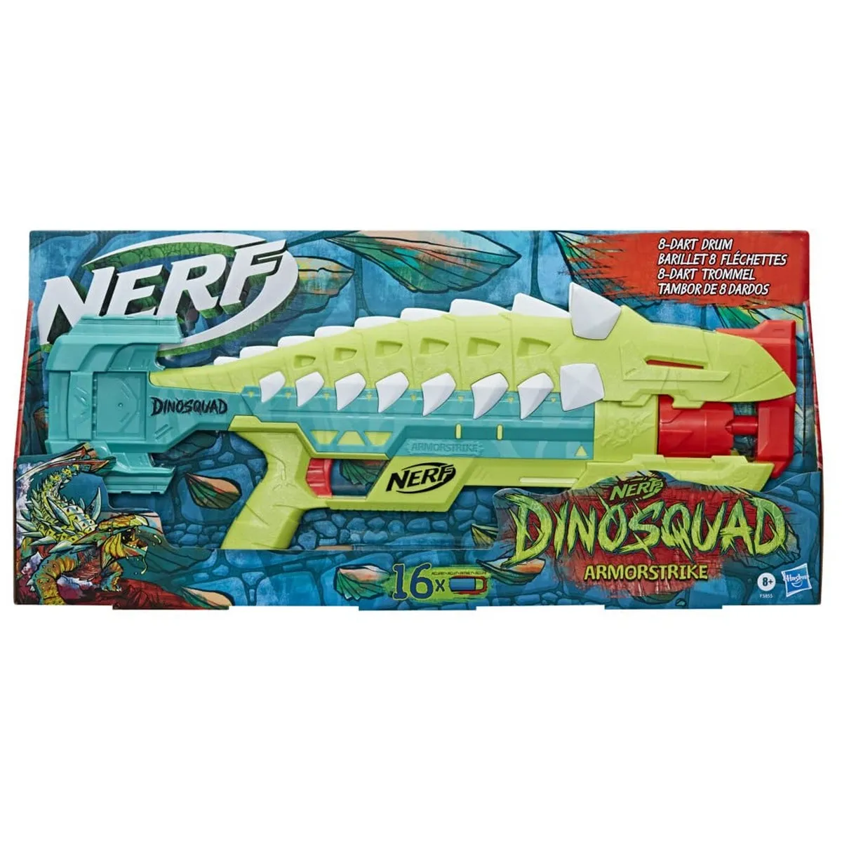 Pistola a Freccette Nerf Dinosquad Armorstrike