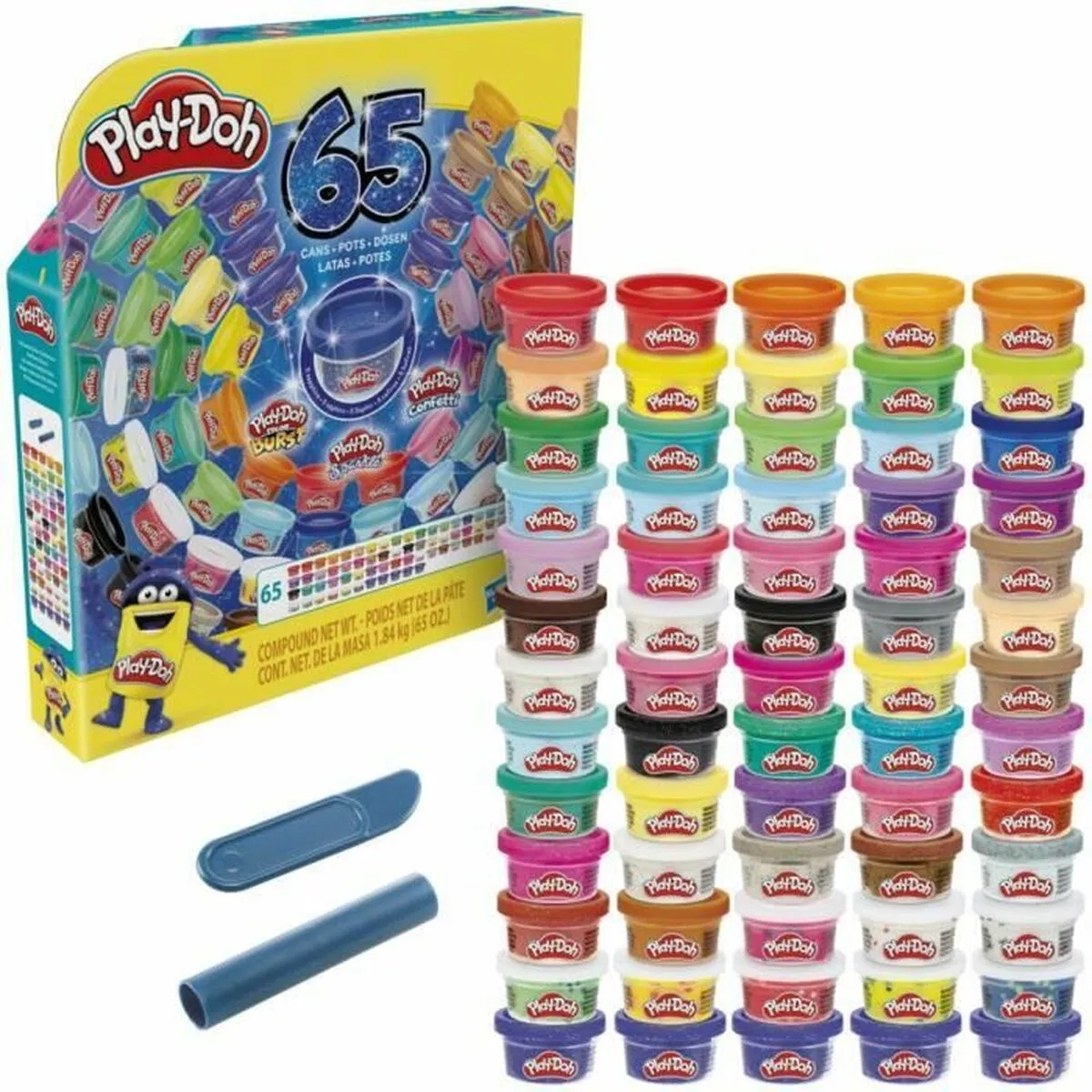 Set di Plastilina Hasbro 65 colori