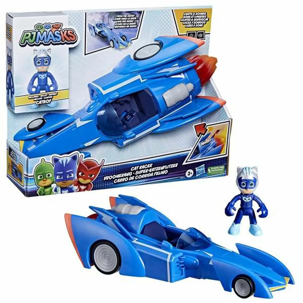 Playset di Veicoli PJ Masks Super Cat-Mobile