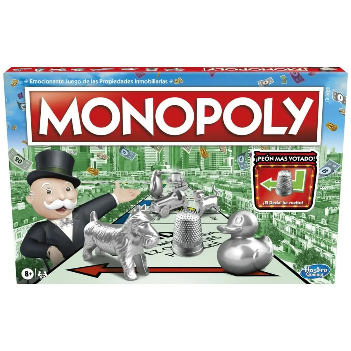 Gioco da Tavolo Hasbro Monopoly Clasico Madrid ES