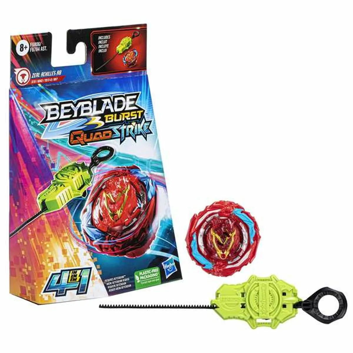 Trottola Hasbro Beyblade Quadstrike Stellar Hyperion H8