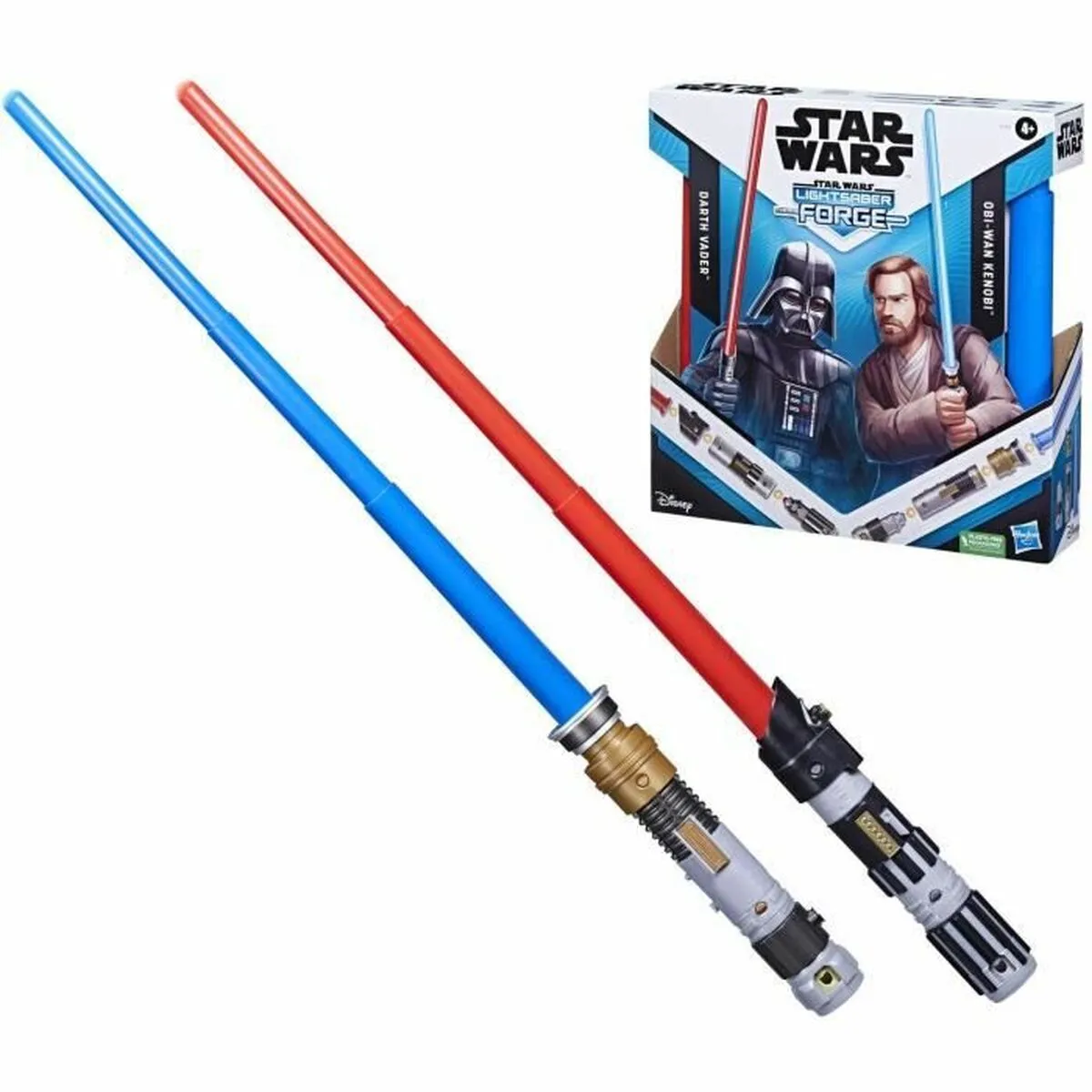 Spada Laser Star Wars Lightsaber Forge: Darth Vader vs Obi-Wan Kenobi 2 Unità