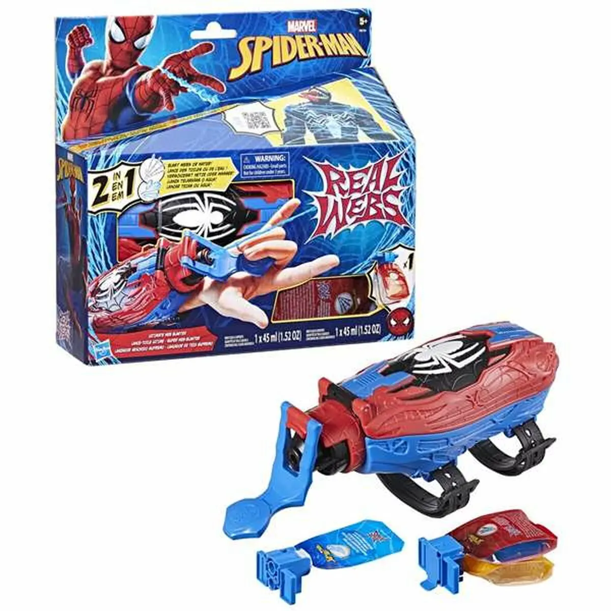 Lanciatore Spider-Man Real Webs Ultimate Web Blaster