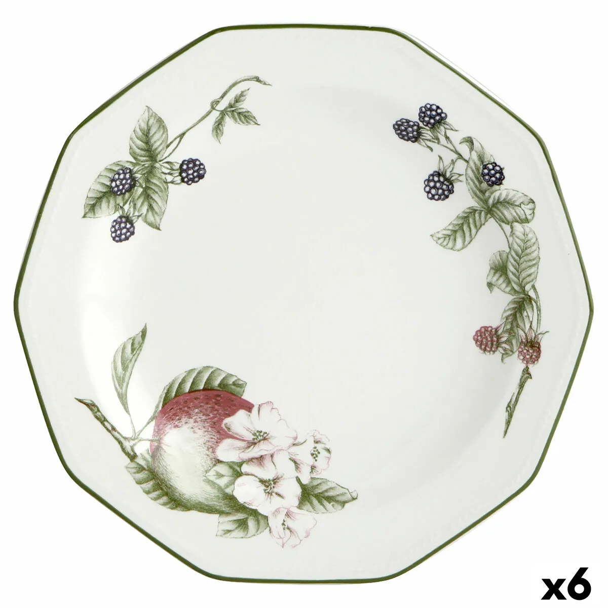 Piatto da pranzo Churchill Victorian Orchard Ceramica servizio di piatti Ø 27 cm (6 Unità)