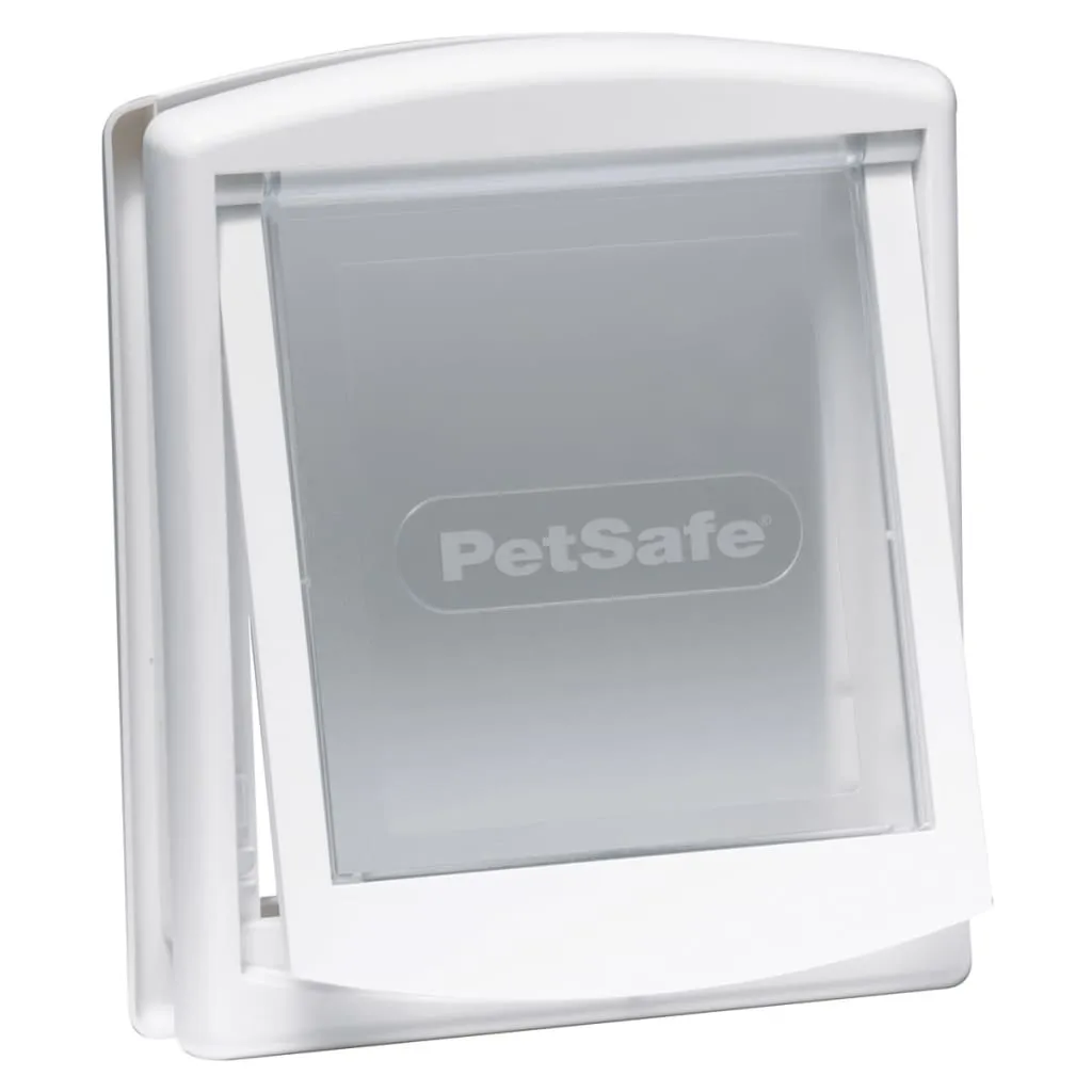 PetSafe Porta per Animali a 2 Direzioni 715 Piccola 17,8x15,2cm Bianca