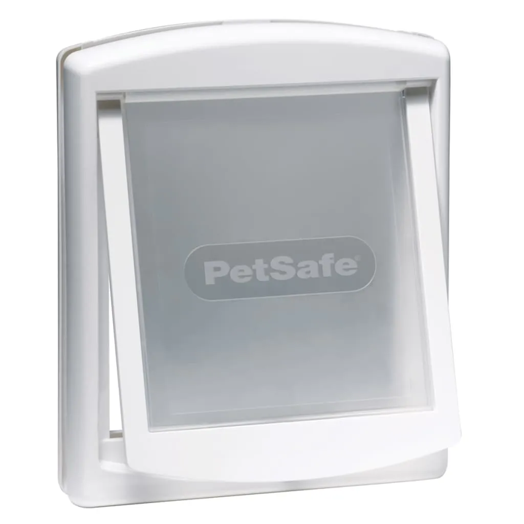 PetSafe Porta per Animali a 2 Direzioni 740 Media 26,7x22,8 cm Bianca