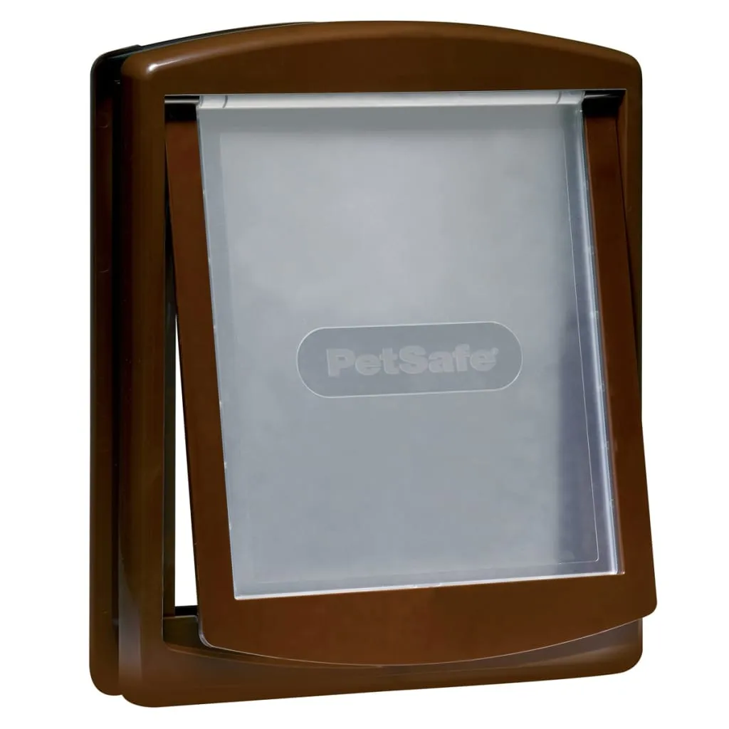 PetSafe Porta per Animali a 2 Direzioni 775 Grande 35,6x30,5cm Marrone