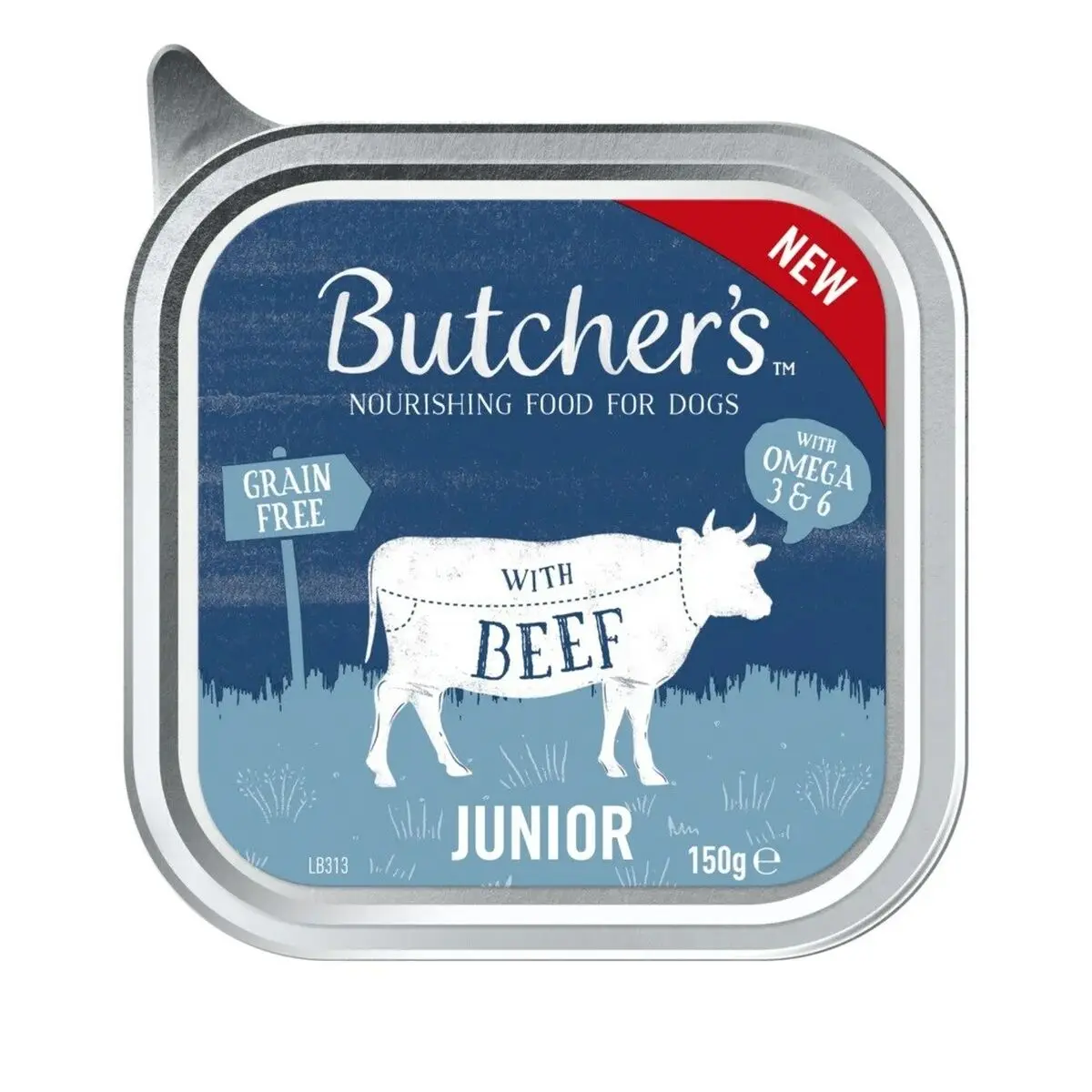 Cibo umido Butcher's Original Junior Carne di vitello 150 g