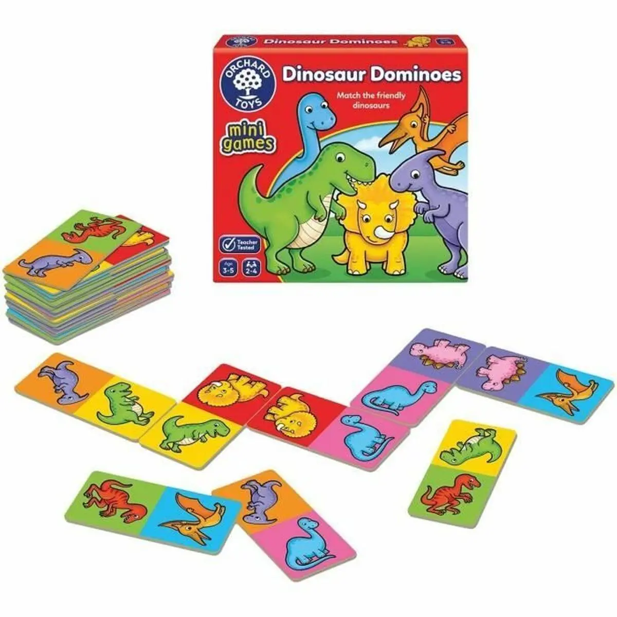 Gioco Educativo Orchard Dinosaur Dominoes (FR)