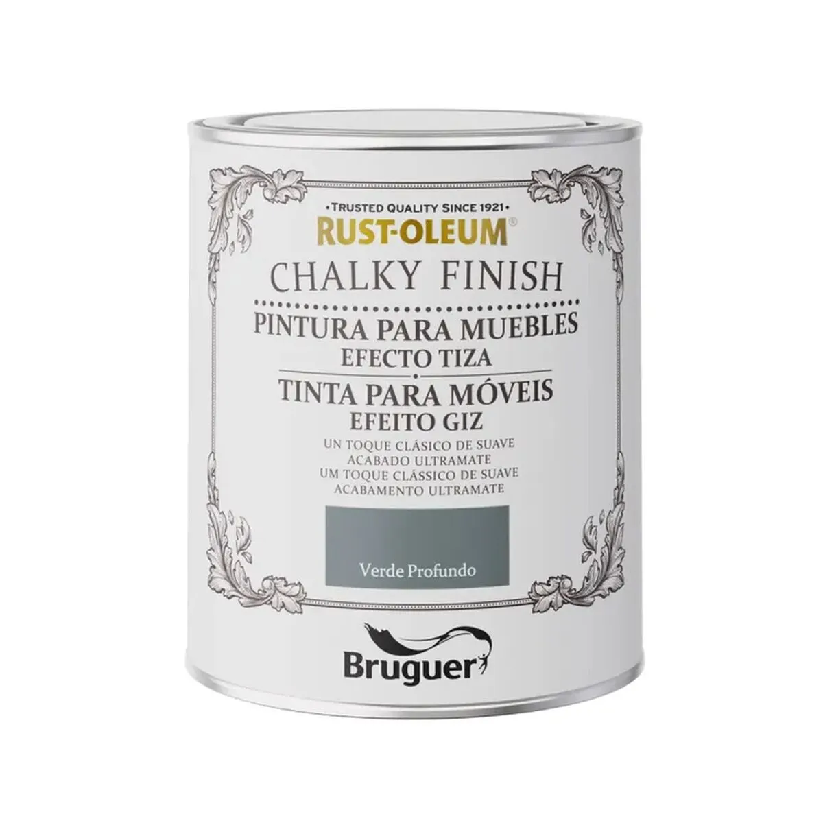 Pittura Bruguer Rust-oleum Chalky Finish 5733890 Mobili Deep Green 750 ml