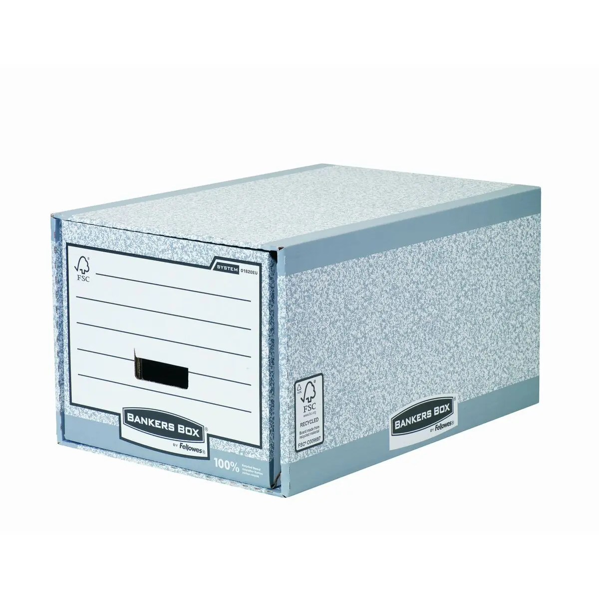 Cassetto di archiviazione Fellowes Bankers Box Grigio Cartone Riciclato (31 x 39 x 56,8 cm)