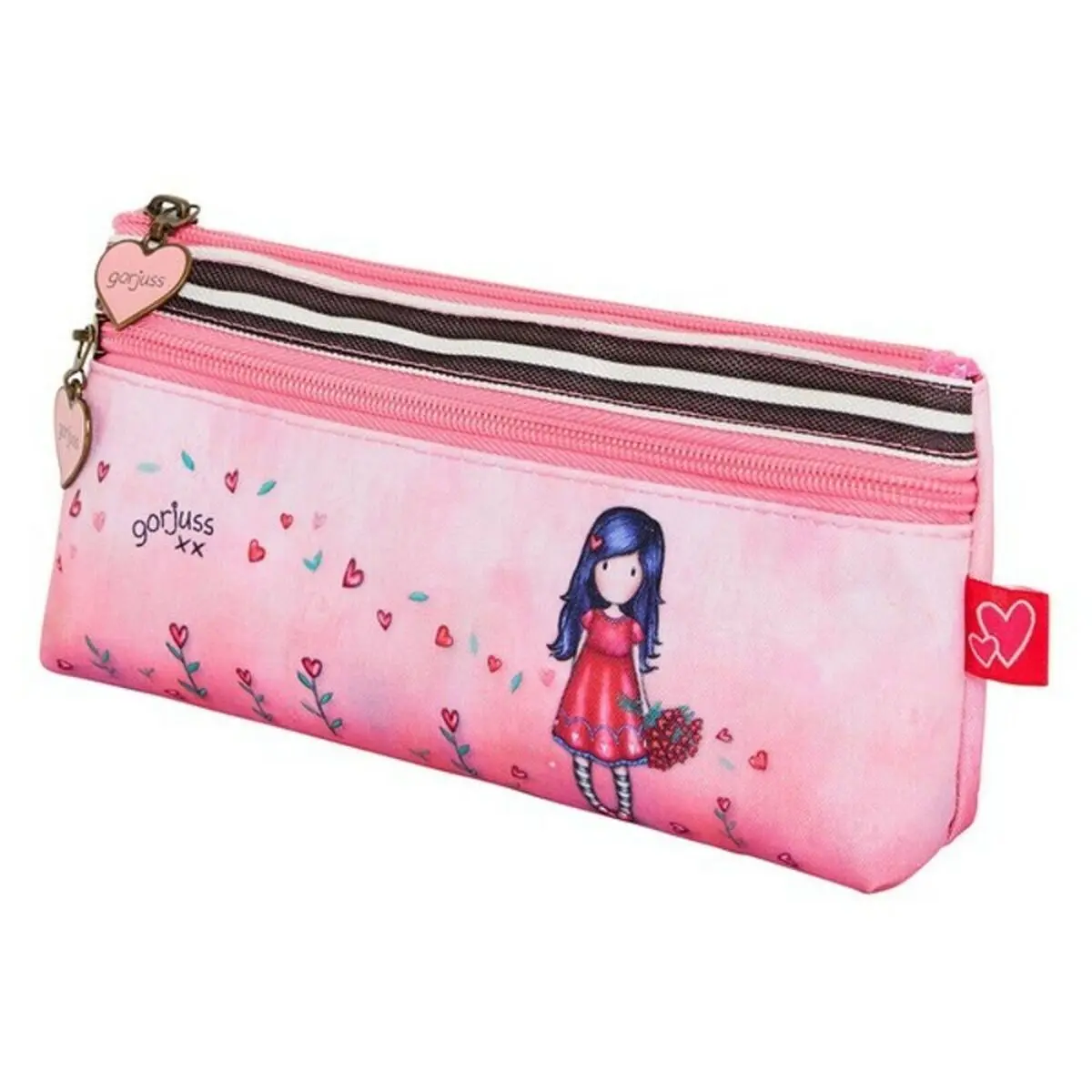 Necessaire Gorjuss Love Grows Rosa (21 x 10 x 5 cm)