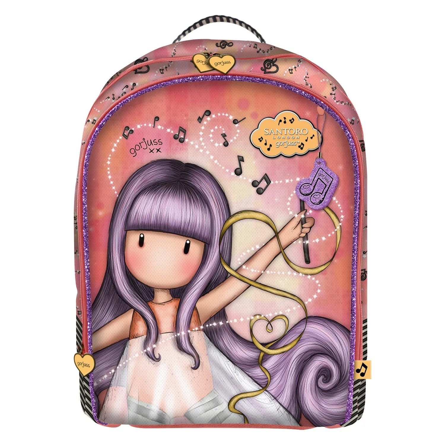 Zaino Scuola Little Dancer Gorjuss Little dancer Salmone (32 x 45 x 13.5 cm)