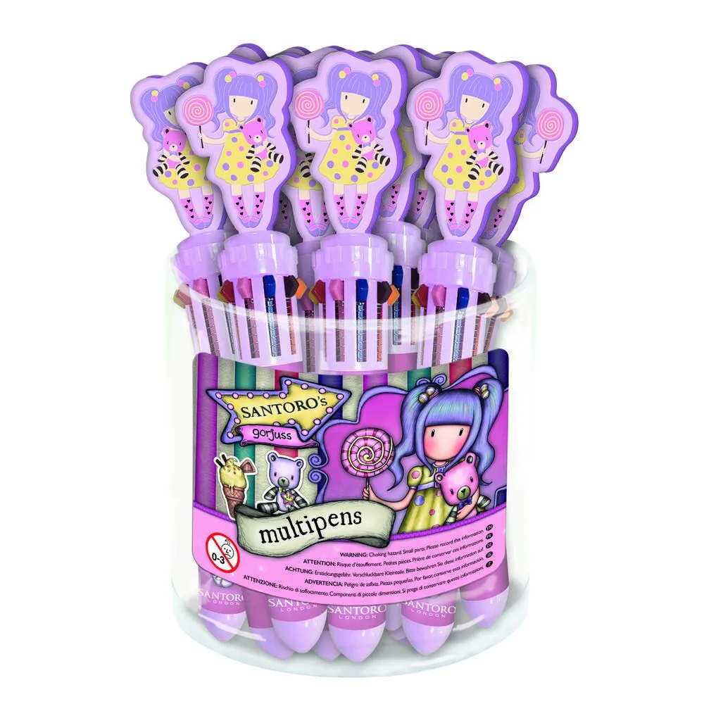 Set di Penne Gorjuss Carousel Multicolore (16 Pezzi)