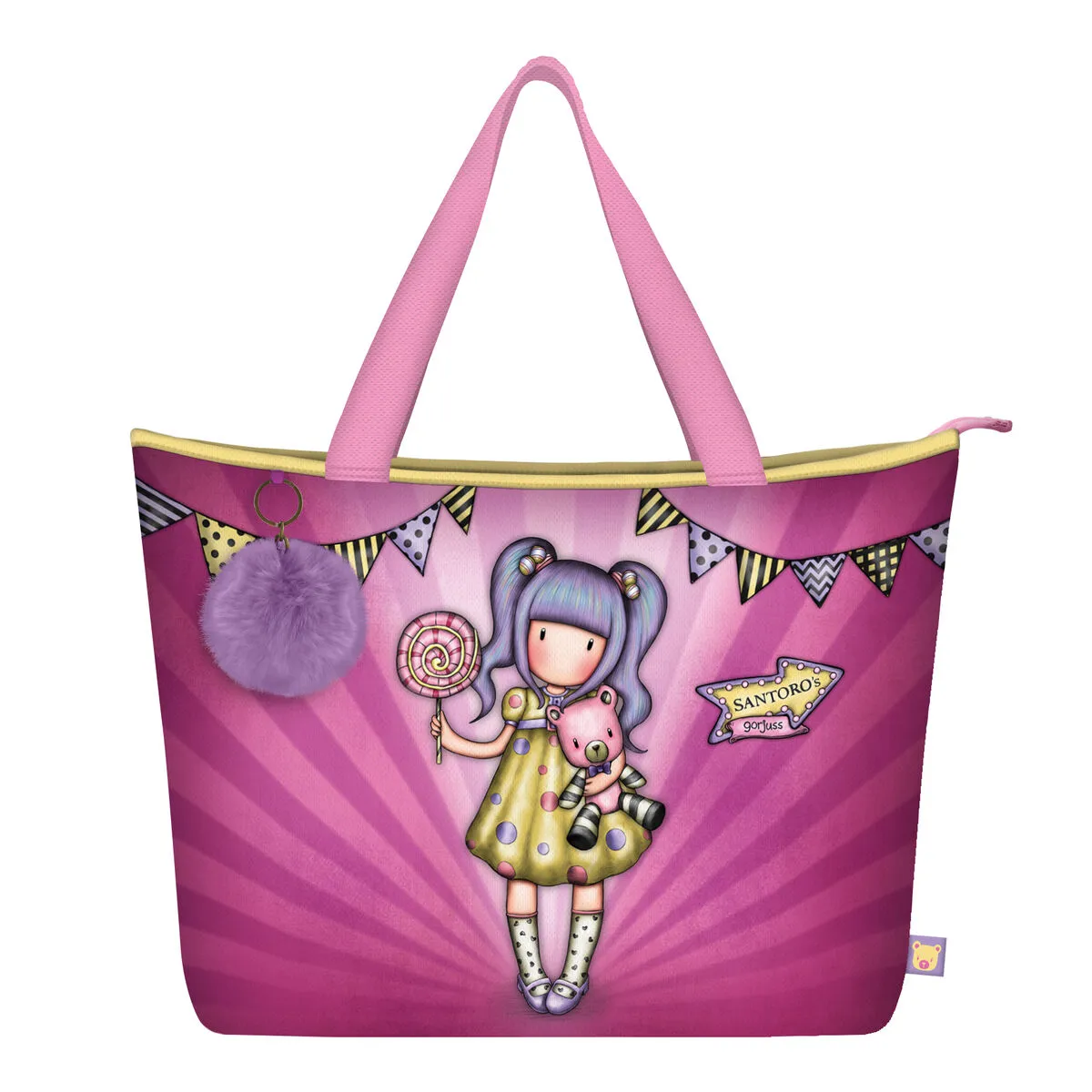 Borsa Gorjuss First prize Lilla (41.5 x 30 x 13 cm)