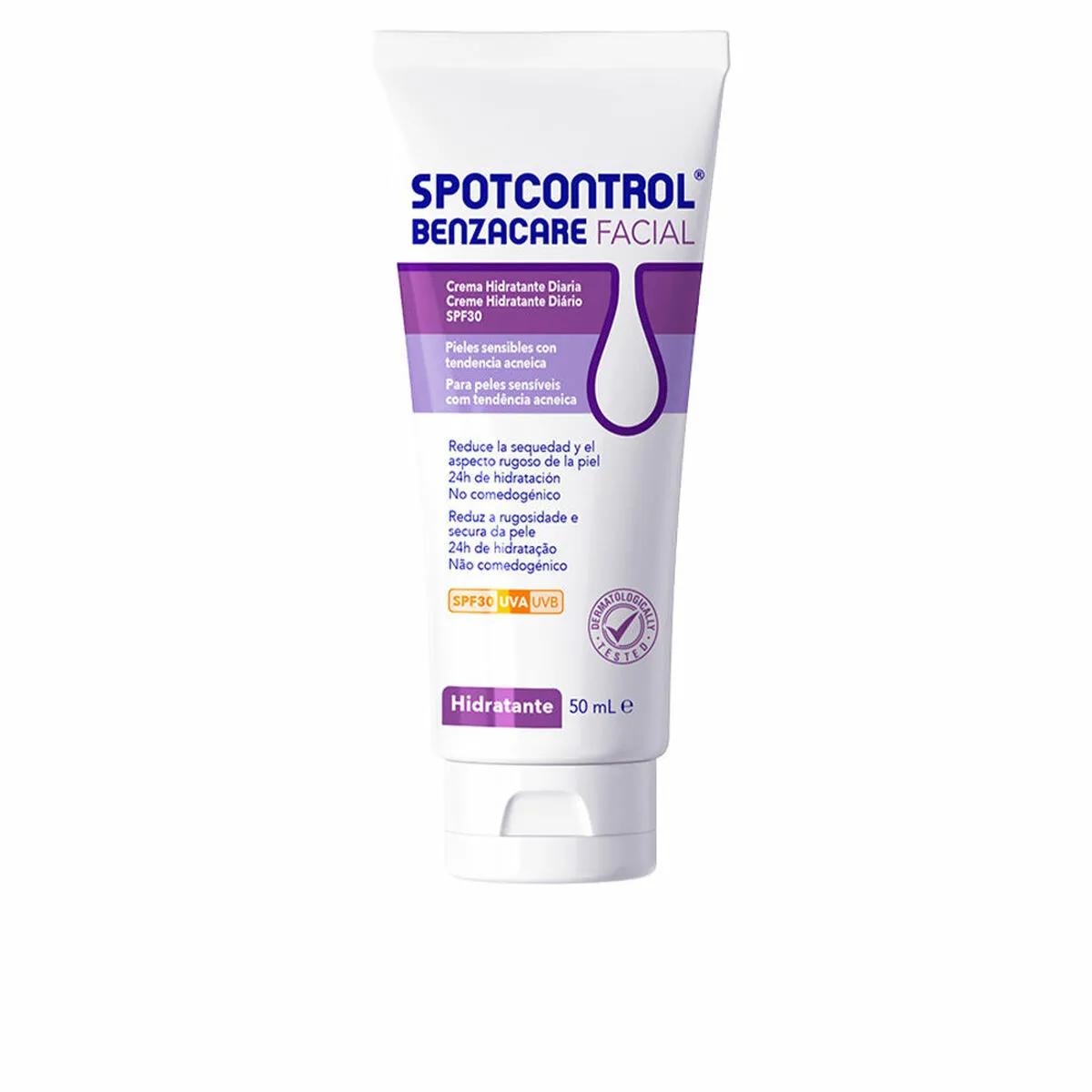 Crema Viso Idratante Benzacare Spotcontrol Facial 50 ml Spf 30