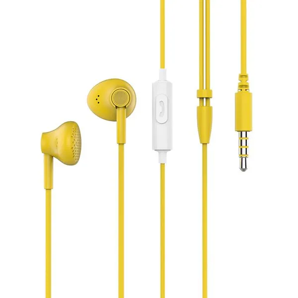 PANTONE WIRED EARPHONE 3.5MM YELLOW