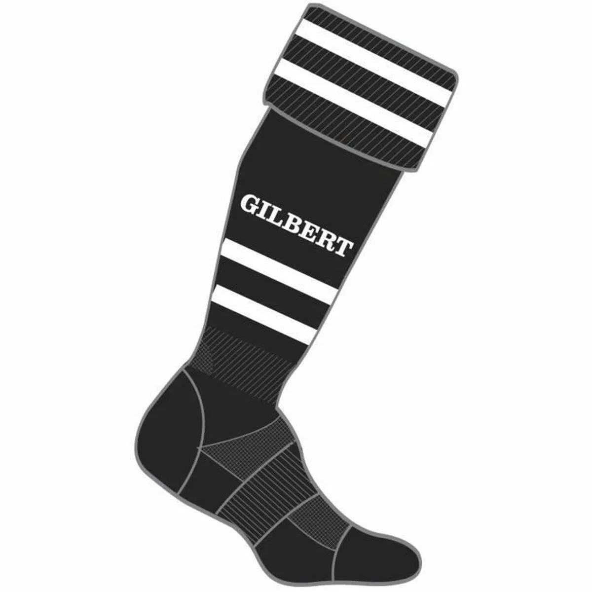 Calzini Sportivi Gilbert  Junior Nero