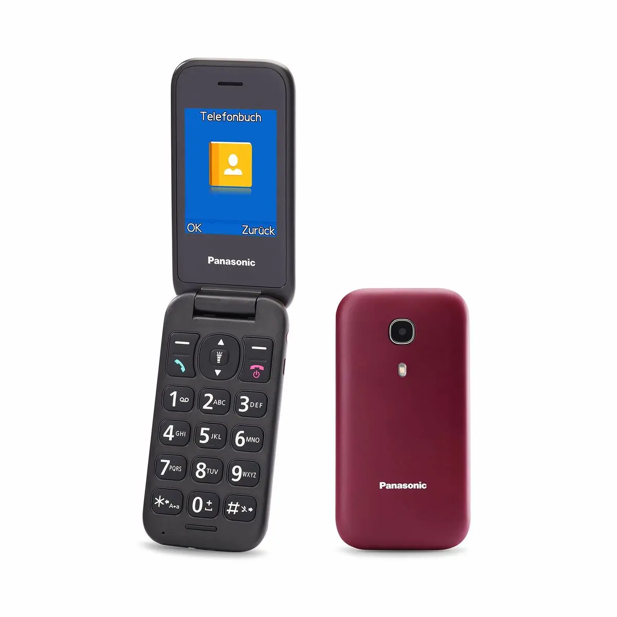 Telefono Cellulare Panasonic KX-TU400EXR Rosso Bordeaux